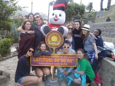 Mitad del Mundo - the Equator, just outside Quito